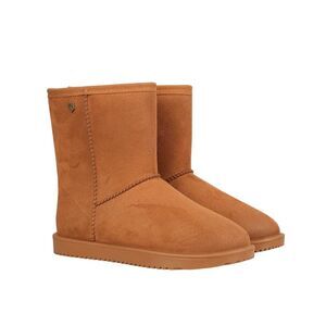 Hy Childrens/Kids Chisworth Fleece Waterproof Ankle Boots / Camel
